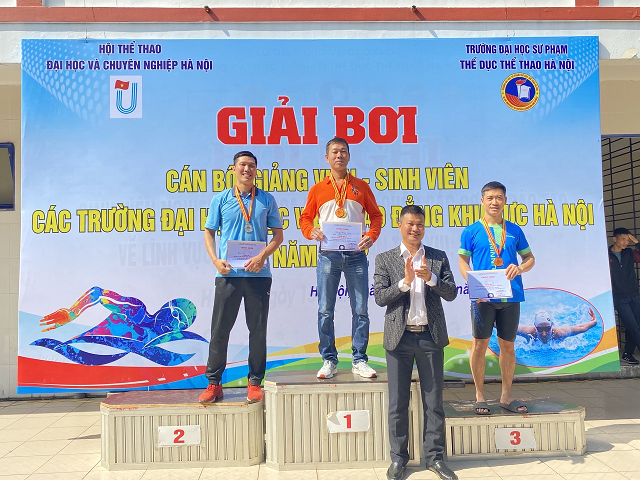 Giải Bơi cán bộ - giảng viên, sinh viên các trường đại học, học viện, cao đẳng khu vực Hà Nội